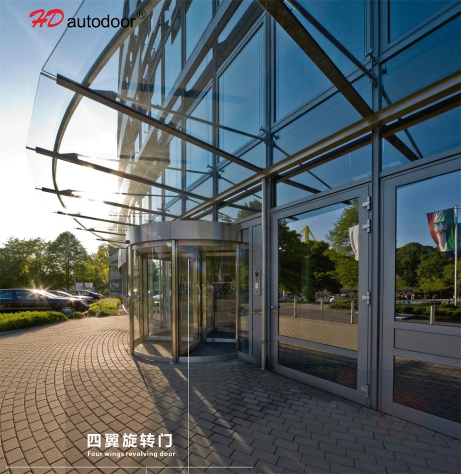 兩翼、三翼、四翼旋轉(zhuǎn)門(mén)：青島恒達(dá)自動(dòng)門(mén)(圖5)